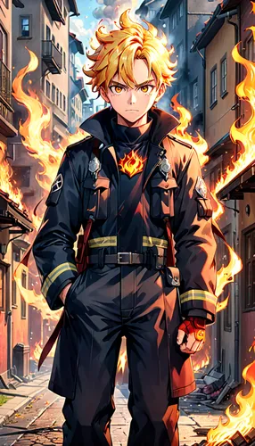 fire fighter,fire background,fireman,firefighter,fire master,fire marshal,fire devil,fire angel,my hero academia,fire ladder,firemen,fireman's,fire dept,human torch,fire service,fire siren,fire poi,volunteer firefighter,burning house,firefighters,Anime,Anime,Traditional