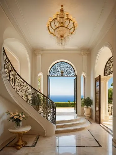 luxury home interior,rosecliff,luxury property,cochere,luxury home,entryway,entrance hall,palatial,outside staircase,balustrade,hallway,mansion,palladianism,staircase,entranceway,balcony,mustique,entryways,poshest,foyer,Art,Classical Oil Painting,Classical Oil Painting 44