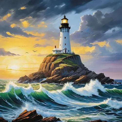 light house,lighthouses,electric lighthouse,lighthouse,phare,petit minou lighthouse,lightkeeper,sea landscape,light station,wyland,world digital painting,seascape,northeaster,coastal landscape,point lighthouse torch,ouessant,art painting,bretagne,sea storm,seascapes