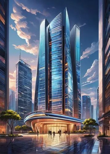 guangzhou,largest hotel in dubai,changfeng,zhangzhou,tallest hotel dubai,tianjin,chongqing,shenzen,zhengzhou,hongdan center,futuristic architecture,chengdu,chengli,changzhou,hangzhou,cotai,habtoor,cybercity,difc,damac,Unique,Design,Sticker