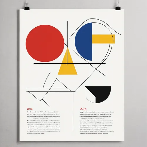 Write a dialogue between two friends discussing the meaning behind an Aries tattoo.,abstract shapes,color circle articles,gold foil shapes,graphisms,poster mockup,geometry shapes,abstract design,geome