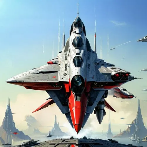 starfighter,etendard,zvezda,gradius,panavia,jetfighter,macross,thunderjet,ramjet,starfighters,supercarrier,jetfire,armada,venator,draken,kharak,hornet,sukhoi,tomcats,macrossan,Conceptual Art,Sci-Fi,Sci-Fi 15