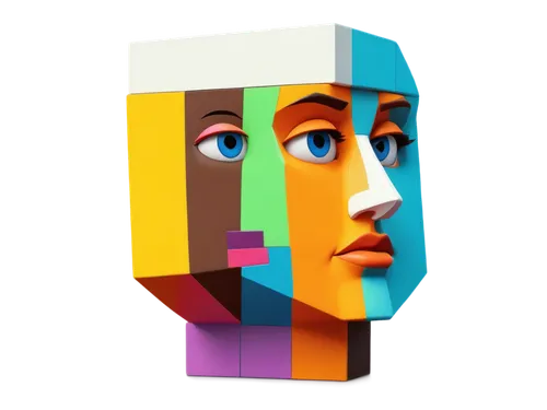 cubisme,voxel,cubist,deformations,3d man,lowpoly,voxels,low poly,3d figure,cinema 4d,3d model,tiktok icon,blender,carton man,digiart,pill icon,nefertiti,lego pastel,multicolor faces,blocky,Art,Artistic Painting,Artistic Painting 45