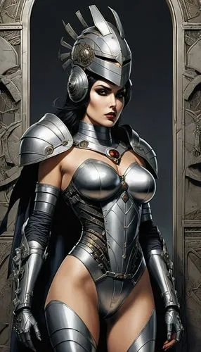 female warrior,breastplate,warrior woman,cuirass,hard woman,fantasy woman,knight armor,heavy armour,armored,steel helmet,armor,armour,fantasy warrior,swordswoman,shoulder pads,fantasy art,crusader,joan of arc,spartan,head woman,Illustration,Realistic Fantasy,Realistic Fantasy 46