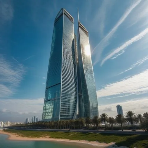 อาคารกระจกสูงสุดล้ำอนาคตกลางน้ำทะเล อาคารงดงามสเหมือนจริง,,abu-dhabi,dhabi,abu dhabi,largest hotel in dubai,jumeirah beach hotel,tallest hotel dubai,skyscapers,jumeirah,united arab emirates,the skyscr