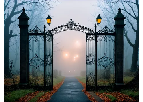 iron gate,halloween background,gated,fence gate,gateway,gates,heaven gate,farm gate,metal gate,autumn fog,dark park,gate,halloween border,hollow way,pathway,halloween illustration,gateways,archway,walkway,cartoon video game background,Photography,Fashion Photography,Fashion Photography 08