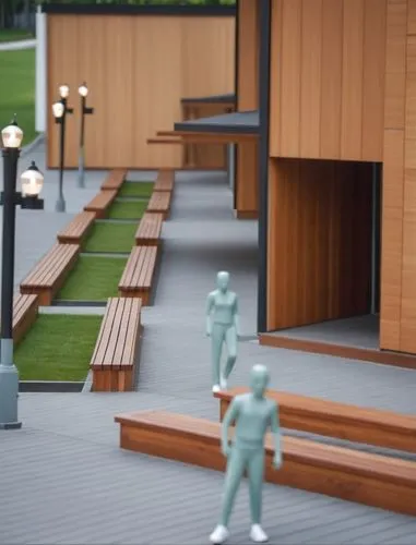 crematorium,bollards,pedestrianized,3d rendering,autons,sketchup,sims,mid century modern,midcentury,wood deck,benches,mid century house,modernism,3d rendered,3d modeling,simrock,wooden mockup,modern office,pedestrian lights,pedestrianisation,Photography,General,Realistic