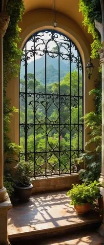 window,conservatory,window view,windows wallpaper,sicily window,big window,french windows,window to the world,the window,glass window,garden door,loggia,window front,ventana,home landscape,balcony garden,sunroom,bay window,pergola,lattice window,Conceptual Art,Oil color,Oil Color 19