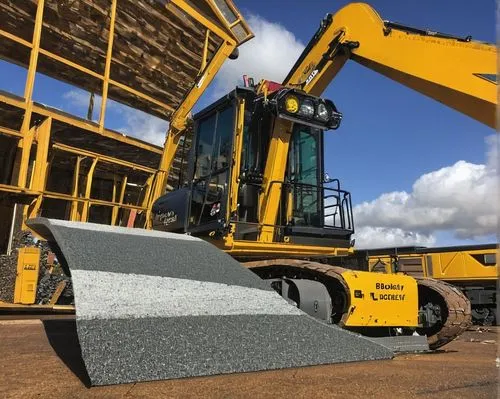 kobelco,paving slabs,forwarder,granite slab,roadstone,tobermore,earthmoving,forklift piler,stone ramp,lintels,jcb,opencast,precast,heavy equipment,quarrying,bauma,dunnage,ainscough,tracked dumper,two-way excavator,Illustration,Paper based,Paper Based 15