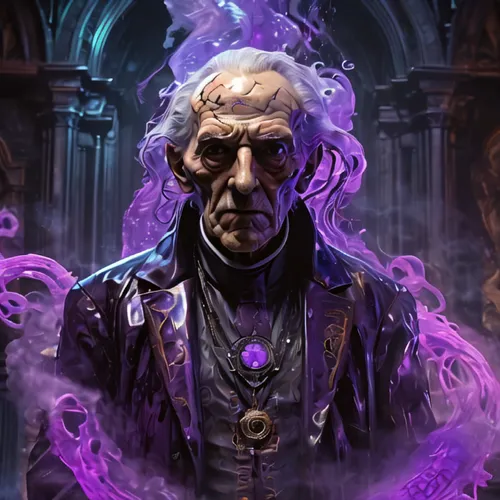 dodge warlock,undead warlock,prejmer,magus,magistrate,count,magic grimoire,purple,purple rizantém,the wizard,elder,debt spell,templedrom,theoretician physician,haunted cathedral,game illustration,bish