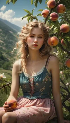 girl picking apples,woman eating apple,picking apple,guava,fae,apple harvest,apple orchard,apricot,peach,apple mountain,peach tree,apples,cart of apples,apple tree,vineyard peach,mirabelles,apple trees,sleeping apple,basket of apples,apple blossoms,Conceptual Art,Fantasy,Fantasy 11