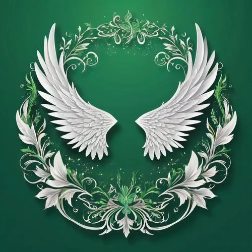 sakaryaspor,wreath vector,unicaja,konyaspor,ayat,laurel wreath,dove of peace,uniphoenix,patrol,verde,caduceus,garuda,turkistani,emeralds,green wreath,turkmenian,green and white,turkmenistani,hariri,constellation swan,Unique,Design,Logo Design