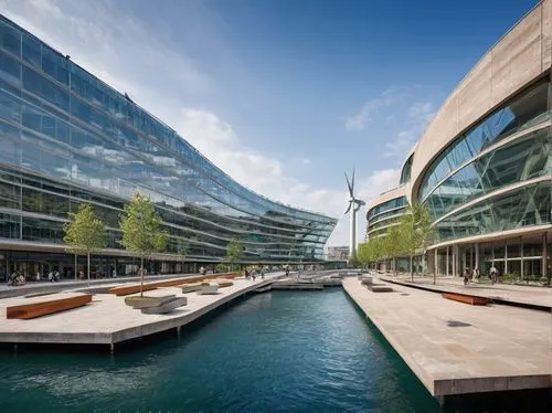 autostadt wolfsburg,zorlu,waterplace,glass facade,difc,hafencity,kaust,bjarke,glass facades,embl,morphosis,hotel barcelona city and coast,bundestag,blavatnik,glass building,waterside,futuristic architecture,jussieu,esade,docklands,Photography,General,Commercial