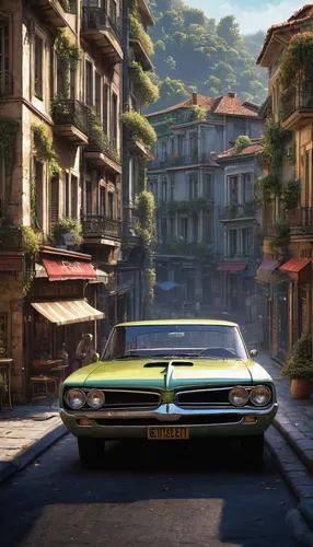 cuba background,iso grifo,buick electra,ford thunderbird,portofino,old havana,jensen interceptor,chevrolet corvair,monte carlo,lake como,ascona,rosewood,etype,plymouth,ford galaxy,ford starliner,packard patrician,lincoln capri,montreux,edsel,Art,Classical Oil Painting,Classical Oil Painting 32