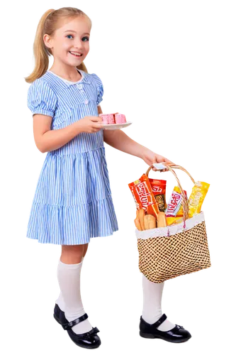 girl with bread-and-butter,little girl in pink dress,doll kitchen,girl in the kitchen,eggs in a basket,dolly cart,girl with cereal bowl,children's background,picnic basket,peaches in the basket,bread basket,grocery basket,salesgirl,apraxia,doll dress,little girl dresses,montessori,britton,madeleine,shopping basket,Illustration,Realistic Fantasy,Realistic Fantasy 32