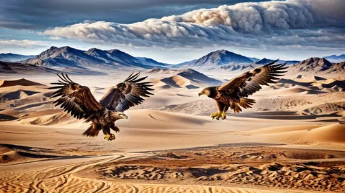 steppe eagle,mongolian eagle,desert desert landscape,desert landscape,desert buzzard,desert background,of prey eagle,capture desert,african eagle,mountain hawk eagle,birds of prey,birds in flight,mojave desert,migratory birds,flying hawk,the gobi desert,golden eagle,bird of prey,the atacama desert,eagles