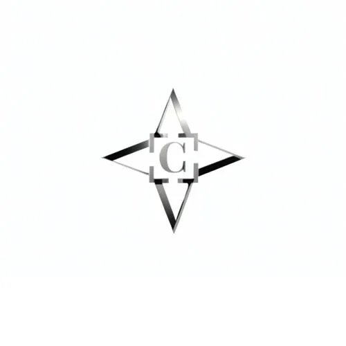 Silver, transparent background,an image of a logo that reads, the letters in black and white are shaped like triangles,amorc,glatorian,coa,ctoc,aucc,gps icon,Photography,General,Realistic