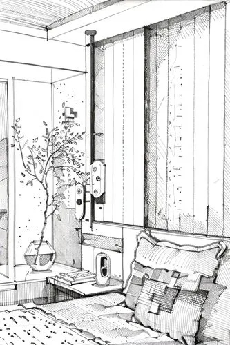 japanese-style room,home interior,sitting room,livingroom,ryokan,living room,modern room,contemporary decor,apartment,house drawing,ikebana,interior decor,bedroom,interior decoration,an apartment,floo