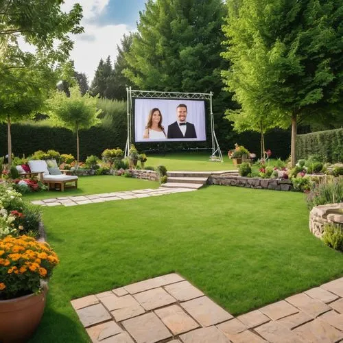 smart house,landscaped,titchmarsh,landscape designers sydney,landscape design sydney,sightscreen,landscapers,backyard,drive-in theater,open air theatre,golf lawn,green lawn,widescreen,front yard,flowerbeds,simulcast,summer border,wildscreen,rushmore,st bernard outdoor,Photography,General,Realistic