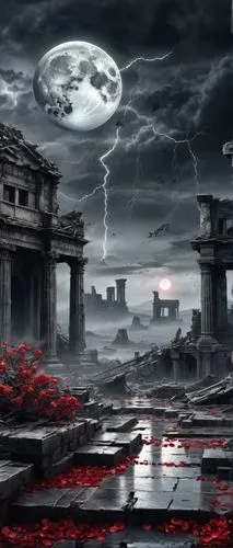 apocalyptic,post-apocalyptic landscape,apocalyptically,fantasy picture,post apocalyptic,imperialis,pandorica,destroyed city,apocalypso,apocalypses,photo manipulation,desolation,apocalypse,apocalypticism,photomanipulation,stalingrad,cartoon video game background,tiberian,apocalyptica,primordia,Conceptual Art,Fantasy,Fantasy 33