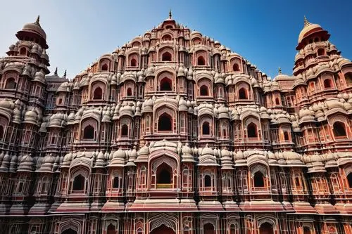 hawa mahal,jodhpur,bikaner,vrindavana,jaipur,vrindavan,junagarh,chhatri,rajasthan,gwalior,deccan,india,mehrangarh,gangetic,madurai,khajuraho,indian temple,dehli,mandir,jain temple,Illustration,Black and White,Black and White 06