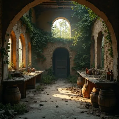 tavern,cellar,inglenook,winery,cantine,wine tavern,tearoom,hobbiton,the kitchen,alehouses,taverns,kitchen,abandoned places,bath room,winemaker,rathskeller,wine barrel,vintner,brewery,doorways,Photography,General,Realistic