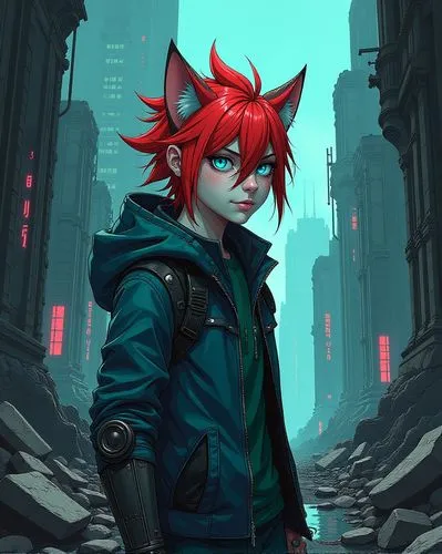 transistor,celldweller,protagonist,scourge,axel,ouda,Illustration,American Style,American Style 01