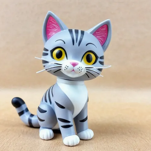 schleich,american shorthair,egyptian mau,silver tabby,cartoon cat,tabby cat,american wirehair,breed cat,doll cat,3d figure,cat-ketch,plush figure,european shorthair,domestic short-haired cat,tabby kitten,cute cat,felidae,wind-up toy,toyger,figurine,Unique,3D,Garage Kits