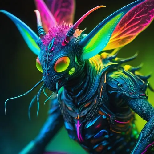 mantis,winged insect,neon body painting,alien warrior,evil fairy,nebula guardian,muroidea,bombyx mori,membrane-winged insect,hawkmoth,artificial fly,grasshopper,antasy,insect,mantis shrimp,faerie,arthropod,venus flytrap,hawk-moth,mantidae,Conceptual Art,Fantasy,Fantasy 05