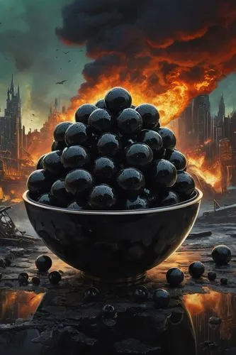 cauldrons,cauldron,dark mood food,portobellos,bollen,apocalypse,lava balls,black berries,candy cauldron,spaghettios,paella,dante's inferno,frankenfoods,frankenfood,prunes,terrigen,fondue,blueberries,coaliton,tangyuan,Photography,General,Natural