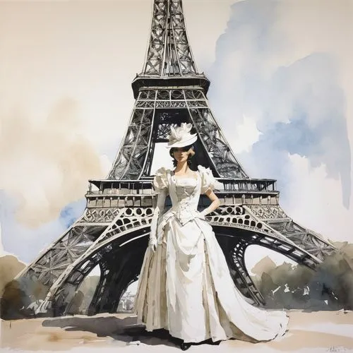 оригинальный женский костюм на эйфелеву башню

,paris clip art,universal exhibition of paris,watercolor paris,parisienne,vintage illustration,bridal dress,wedding gown,photo painting,paper art,the bri