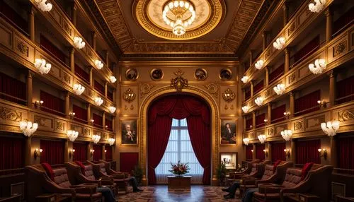 royal interior,the throne,nationaltheatret,ornate room,honorary court,grand master's palace,lecture room,ritzau,parlor,mozarteum,teatro,pinacoteca,cochere,sapienza,tribunician,theater stage,lecture hall,concertgebouw,paradores,rudolfinum