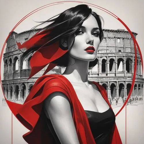 elektra,contessa,rosso,poppea,roma,fashion vector,Conceptual Art,Fantasy,Fantasy 17