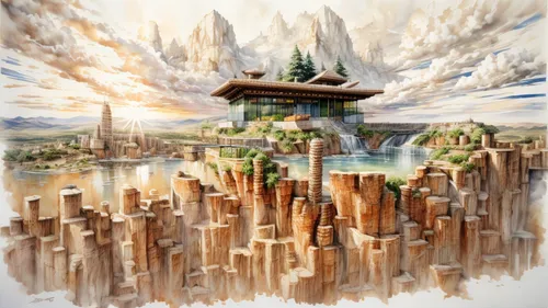 fantasy city,world digital painting,sky city,skycraper,skyscraper town,metropolis,futuristic landscape,fantasy world,sci fiction illustration,ancient city,skyscrapers,the skyscraper,shanghai disney,skyscraper,fantasy picture,city scape,fantasy landscape,city cities,cityscape,heroic fantasy