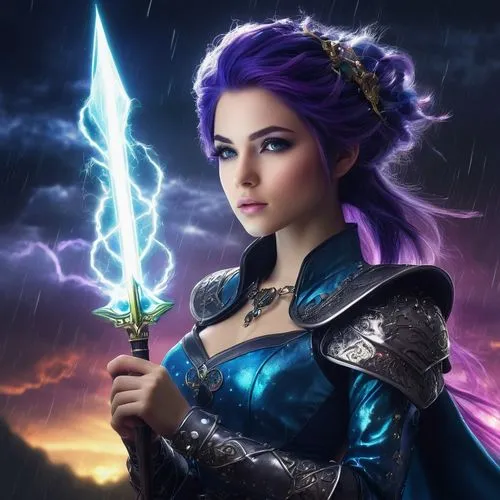 liliana,jaina,vaira,etheria,fantasy picture,megara,kaisa,mervat,thundra,sorceress,morwen,fantasy art,descendants,zodiac sign libra,blue enchantress,violet head elf,vel,la violetta,naela,fantasy portrait,Photography,Documentary Photography,Documentary Photography 26