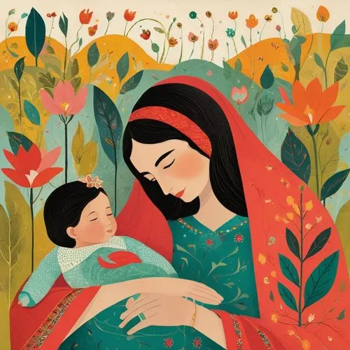 maternal,holy family,natividad,motherhood,mother with children,little girl and mother,nepali npr,doula,mother and children,jesus in the arms of mary,nurture,nativity,the mother and children,mother and infant,nursery decoration,baby with mom,breastfeeding,nursery,kids illustration,mother,Illustration,Vector,Vector 08