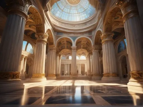 borromini,archly,theed,cochere,sacristy,3d rendering,marble palace,sanctuary,light rays,cathedral,cathedral of modena,cathedrals,hall of the fallen,neoclassical,cloistered,baptistry,pulpits,empty interior,the pillar of light,noto,Conceptual Art,Fantasy,Fantasy 01