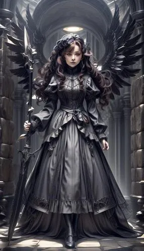 dark angel,gothic fashion,baroque angel,black angel,archangel,gothic style,gothic woman,gothic dress,gothic portrait,gothic,crow queen,the archangel,angelology,angel of death,fallen angel,goddess of justice,dark gothic mood,the angel with the veronica veil,queen cage,dodge warlock