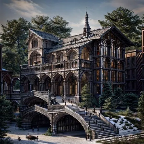 house in the forest,castle of the corvin,stone palace,byzantine architecture,celsus library,medieval architecture,fairy tale castle,europe palace,monastery,grand master's palace,victorian,abandoned pl