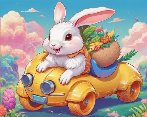 easter background,easter theme,easter truck,easter rabbits,ostern,cartoon rabbit,flower car,easter bunny,cartoon bunny,easter card,springtime background,bunny,colbun,spring background,happy easter hunt,game illustration,bounderby,hop,retro easter card,egg hunt,Illustration,Japanese style,Japanese Style 02