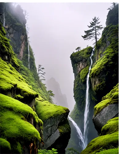 green waterfall,moss landscape,rivendell,huangshan,raincoast,nature background,brown waterfall,tongass,huangshan mountains,olympic peninsula,gorges,mountainous landscape,waterfalls,nature wallpaper,ash falls,canyons,fiords,oregon,mountain landscape,elven forest,Conceptual Art,Daily,Daily 03