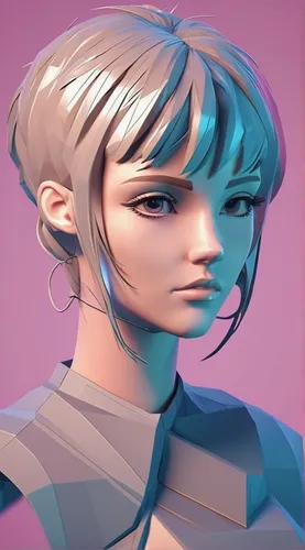 vector girl,cosmetic,portrait background,low poly,twitch icon,digital painting,3d model,custom portrait,tumblr icon,stylized,low-poly,gradient mesh,color is changable in ps,geometric ai file,tiktok ic