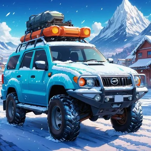 uaz,overland,overlander,toyota fj cruiser,overlanders,christmas truck,xterra,subaru rex,winter tires,expedition,expedition camping vehicle,new vehicle,christmas car,adventure sports,off-road vehicle,koyukon,4 runner,off road vehicle,christmas pick up truck,landcruiser,Illustration,Japanese style,Japanese Style 03