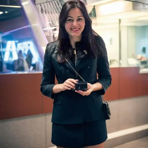 stock exchange broker,social,tv reporter,flight attendant,businesswoman,woman holding a smartphone,journalist,newscaster,kaew chao chom,business woman,receptionist,indonesian women,women in technology