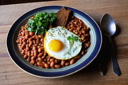 farro,egg sunny-side up,egg dish,cast iron skillet,danish breakfast plate,egg sunny side up,ful medames,gallo pinto,chili con carne,breakfast plate,rice with fried egg,huevos rancheros,sunny-side-up,baked beans,food photography,lentil soup,brown egg,rice with minced pork and fried egg,jajangmyeon,brown eggs,Conceptual Art,Fantasy,Fantasy 09