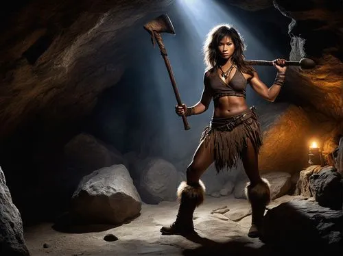 cave girl,warrior woman,female warrior,aborigine,aborigines,neolithic,aboriginal culture,biblical narrative characters,cave man,ancient people,aboriginal australian,huntress,runes,stone age,prehistory,barbarian,aboriginal,paleolithic,anasazi,the enchantress,Illustration,Japanese style,Japanese Style 17