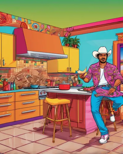 thanksgiving background,cooks,sauceboat,carnitas,chief cook,rodeo,tex-mex food,carne asada,raisin bran,chef,rosa cantina,star kitchen,southwestern,two-handled sauceboat,barbacoa,cook ware,taco mouse,cartoon video game background,desktop wallpaper,big kitchen,Illustration,Vector,Vector 19