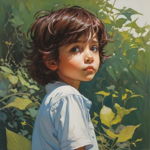 
Niño de ojos castaños que mira al frente,oil painting,heatherley,gagnon,oil painting on canvas,jeanneney,photorealist,donsky,lahav,pittura,artist portrait,gavroche,wilk,gekas,daines,pintor,rahimov,yo