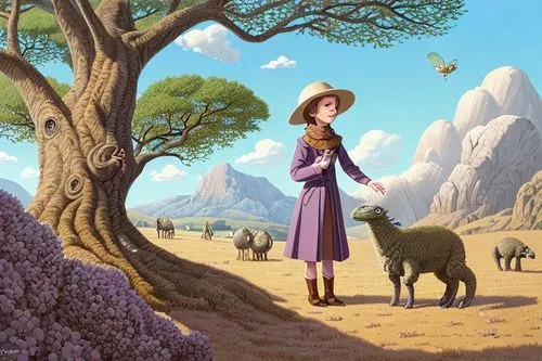 the good shepherd,shepherd,purple landscape,east-european shepherd,goatherd,rapunzel,pilgrim,girl with tree,la violetta,farmer in the woods,shepherd romance,lavender fields,lavender field,the wanderer,pilgrims,the girl next to the tree,good shepherd,prairie,villagers,the sheep