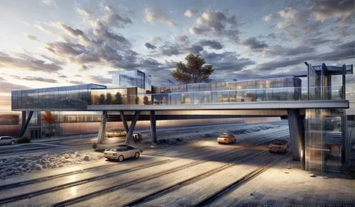 modern architecture,futuristic architecture,sky train,sky apartment,dunes house,elevated railway,futuristic art museum,modern house,penthouse apartment,sky space concept,cubic house,mega project,autostadt wolfsburg,luxury real estate,solar cell base,shipping containers,eco-construction,3d rendering,arq,concrete ship